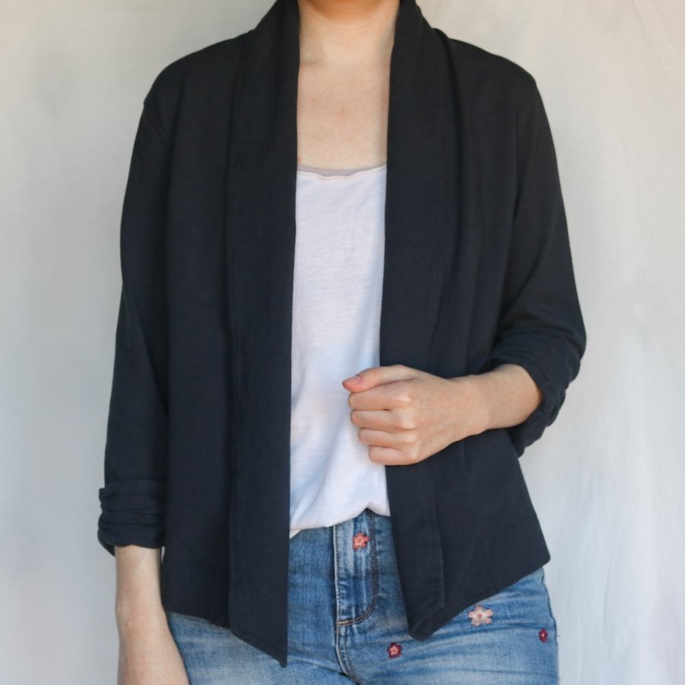 Theory Crop Blazer Style Jacket M - Picture 2 of 11